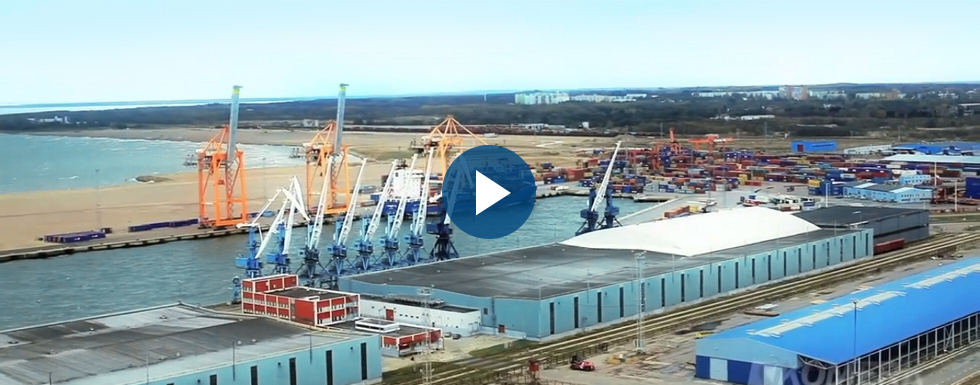 Aero presentation of customs warehouse Komerk AS